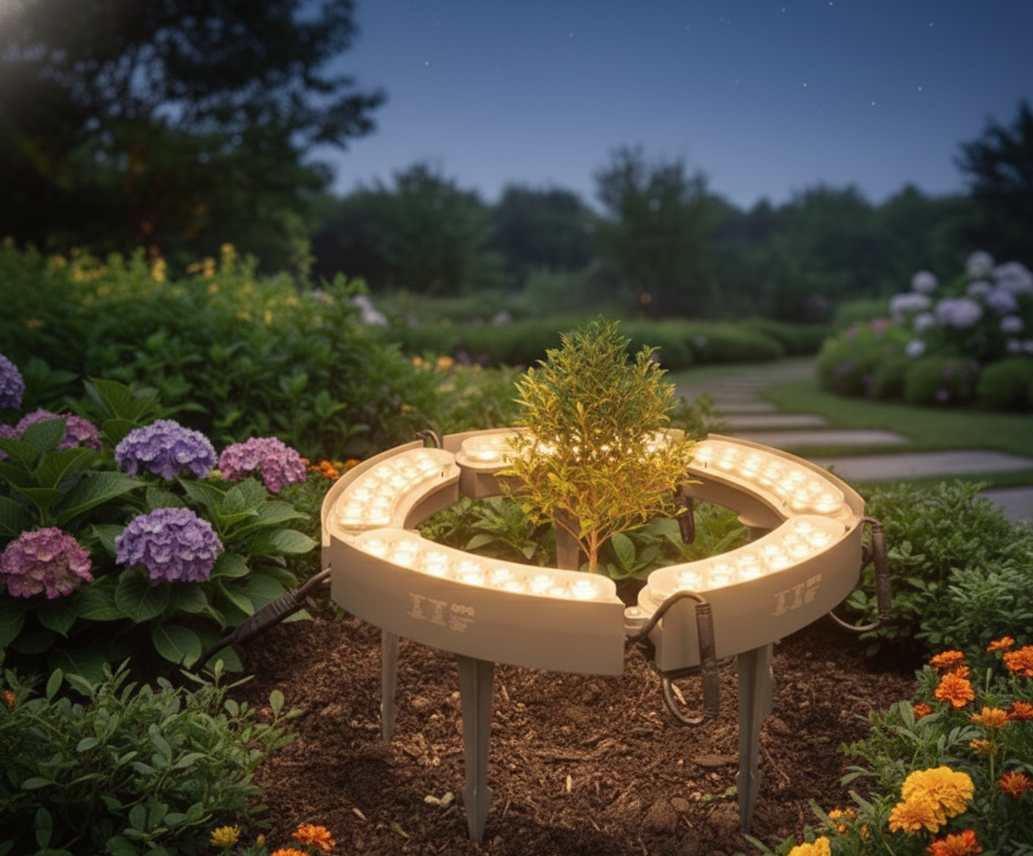 Aureya CD 028 Tree Hugging Garden Light – Decorative Outdoor LED for Trees | 12W x 5P = 60W | Warm White & RGB Colour Changing | IP66 Waterproof