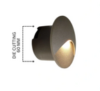 D41200- 3W Led Stair Foot Light Grey Body