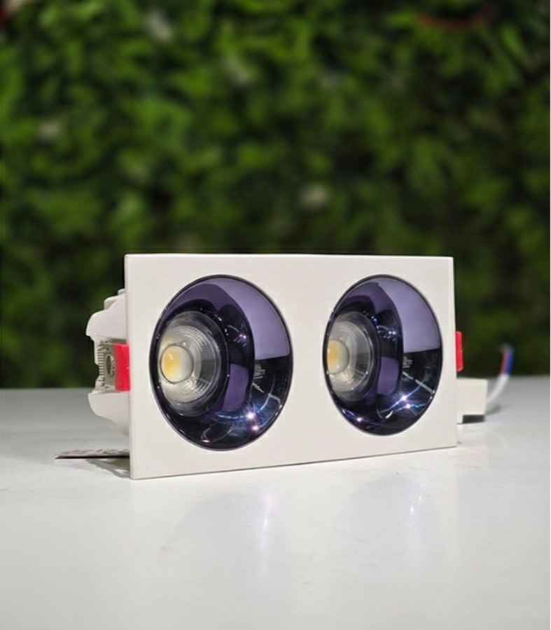 56700 24W PKW PB Square Recessed Linear COB Downlight